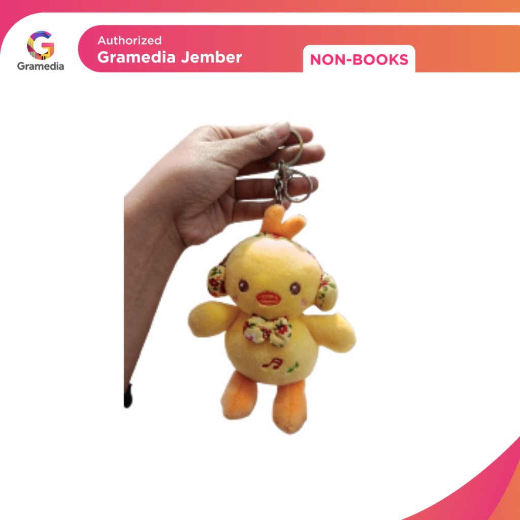 SEULGI KEYCHAIN ANIMAL EARPHONE FLOWER 4H YELLOW