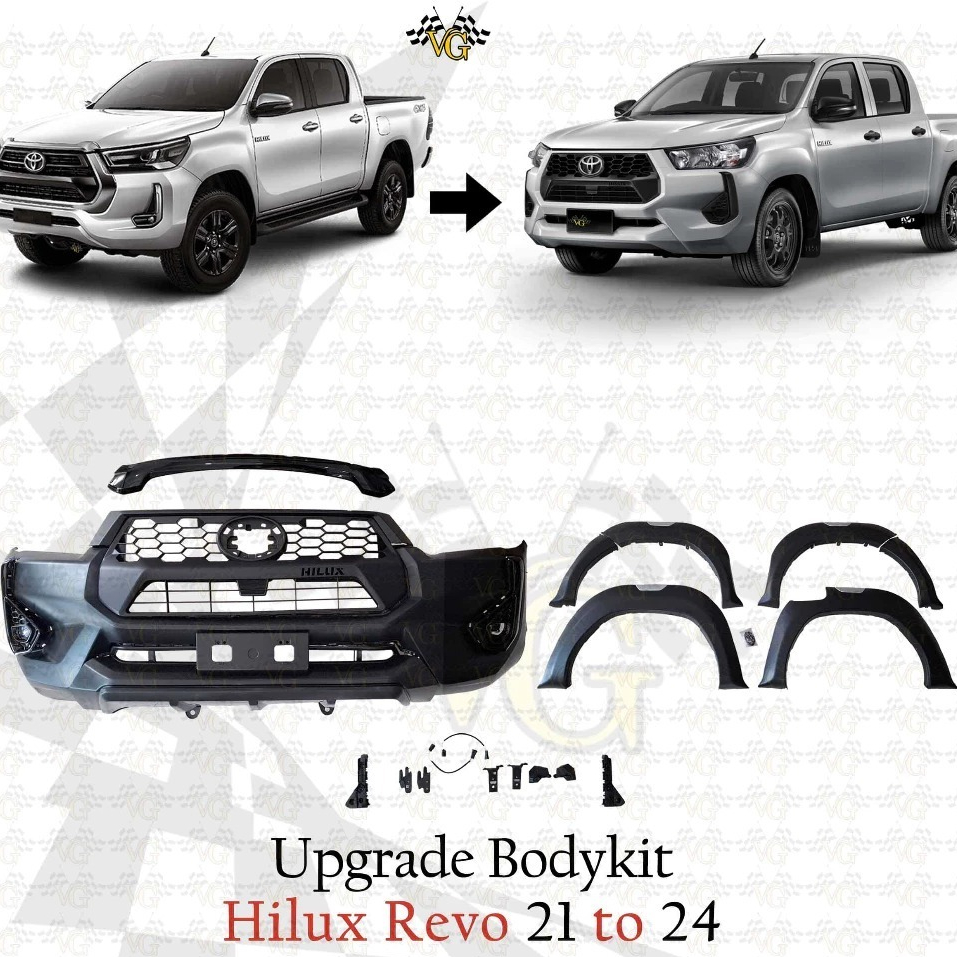 BODYKIT HILUX 2021 TO HILUX 2024 TERBARU