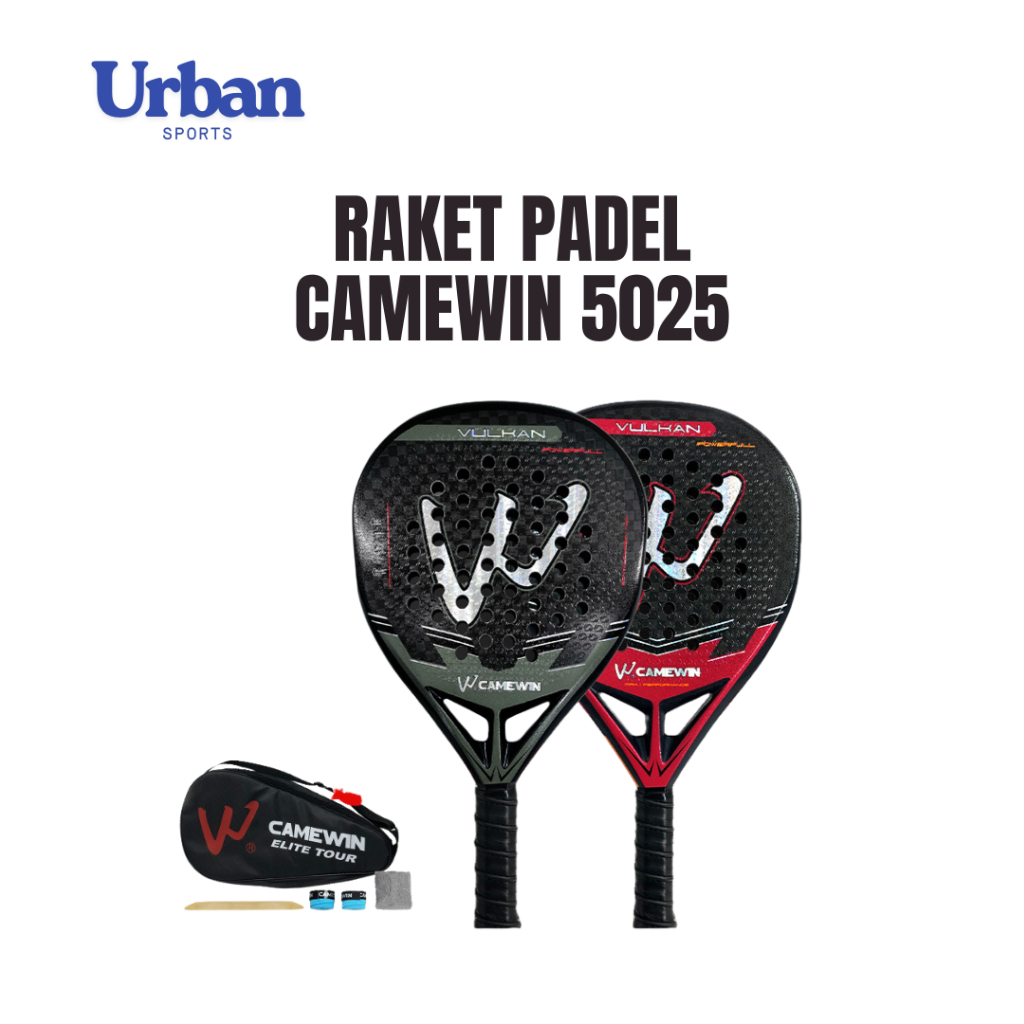 CAMEWIN 5025 VULKAN Raket Padel Carbon 12K / Padel Racket CAMEWIN 5025 Original