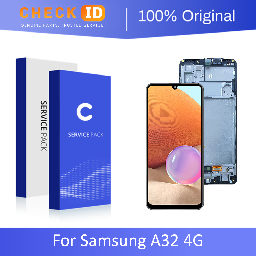 [ CHECK.ID ] AMOLED LCD + FRAME SAMSUNG A32 4G SM-A325 / A32 5G SM-A326 ORIGINAL SUPER AMOLED