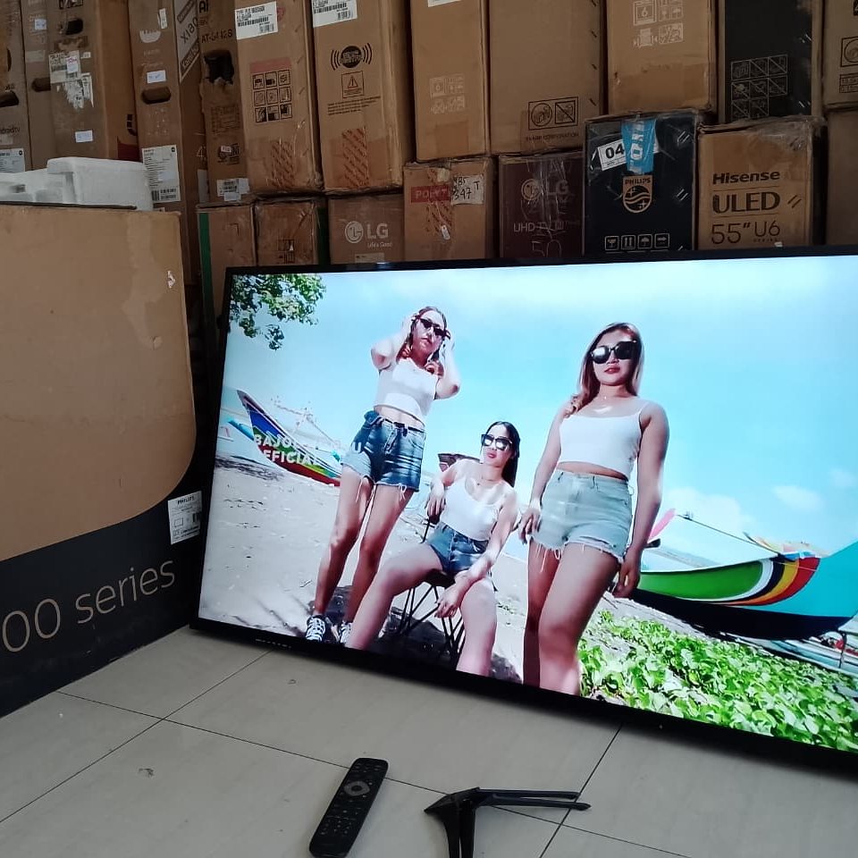 SMART TV 50INC PHILIPS, KONDISI NORMAL BEKAS MSH SEGEL 298LA