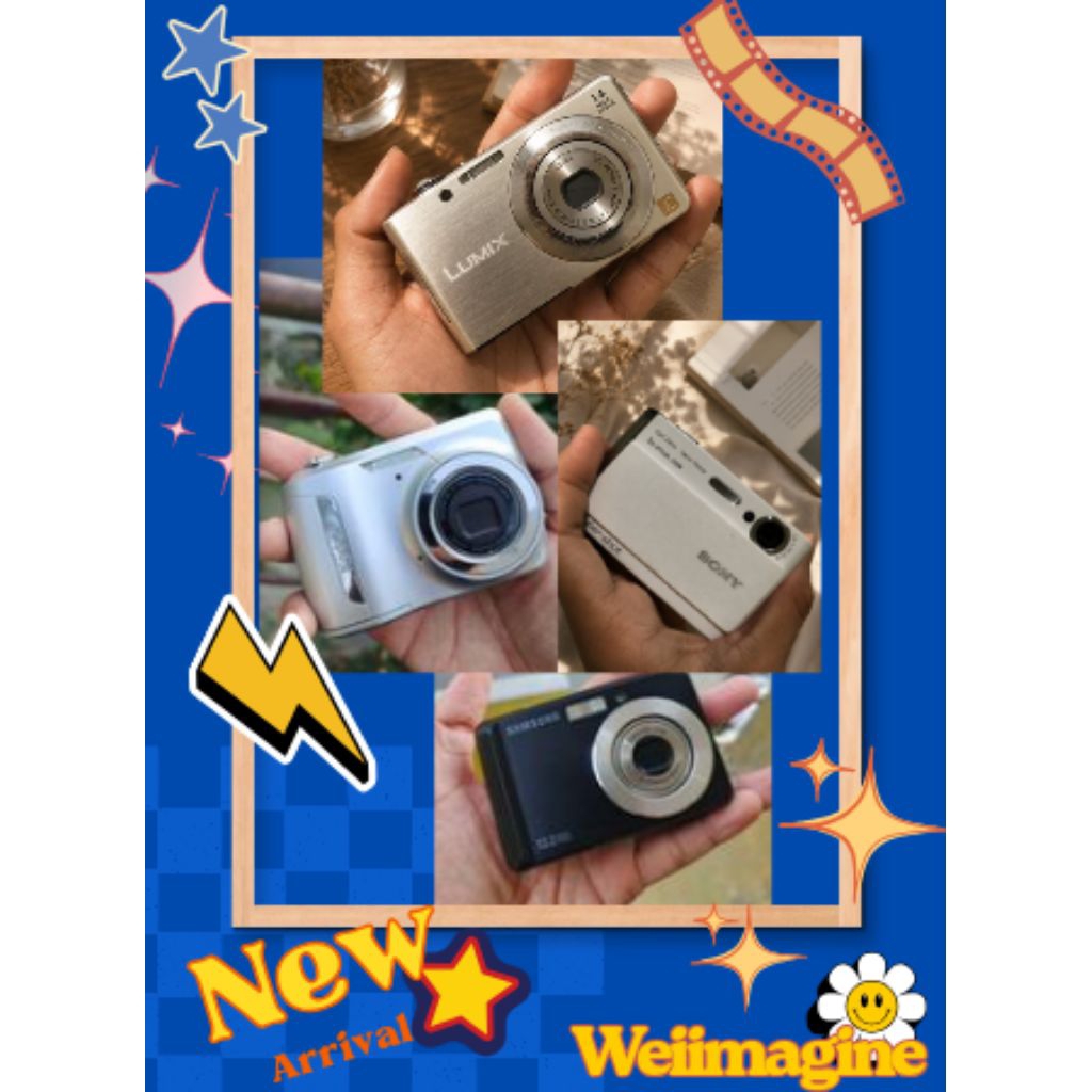 Weiimagi-Digicam Samsung/Sony/Canon/Olympus/Canon/Casio Second Siap pakai