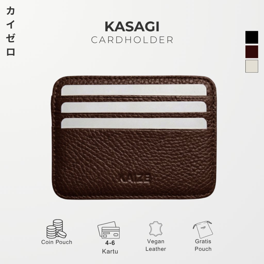 FAVORIT KAIZE KASAGI WALLET CARD HOLDER DOMPET KARTU DAN UANG LIPAT PRIA WANITA UNISEX CARDHOLDER