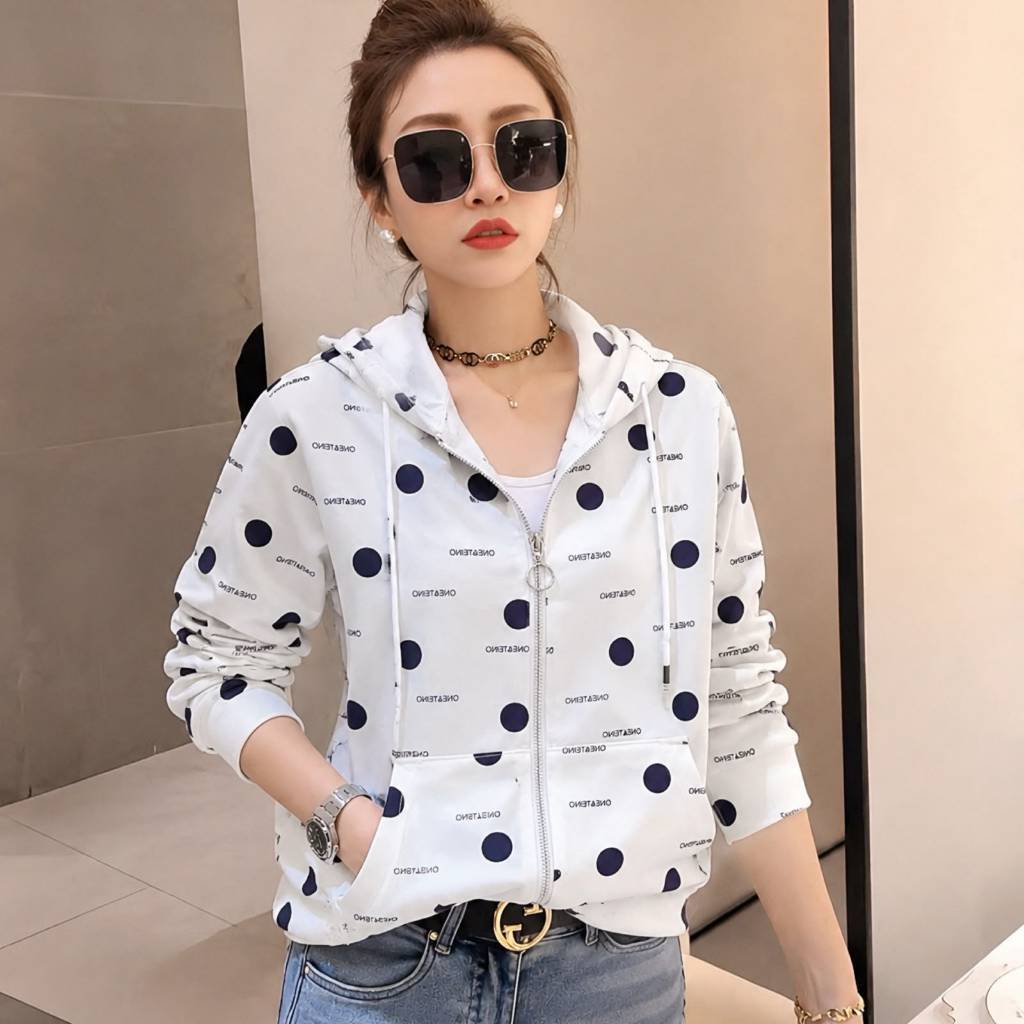 Outer Kaos Import Wanita Jaket Fashion Import Terbaru Pakaian Wanita Kekinian Jaket Kaos Kekinian