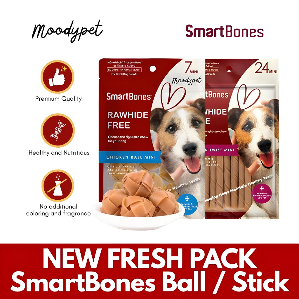 Smartbones Snack Anjing Import Dental Dog Treats