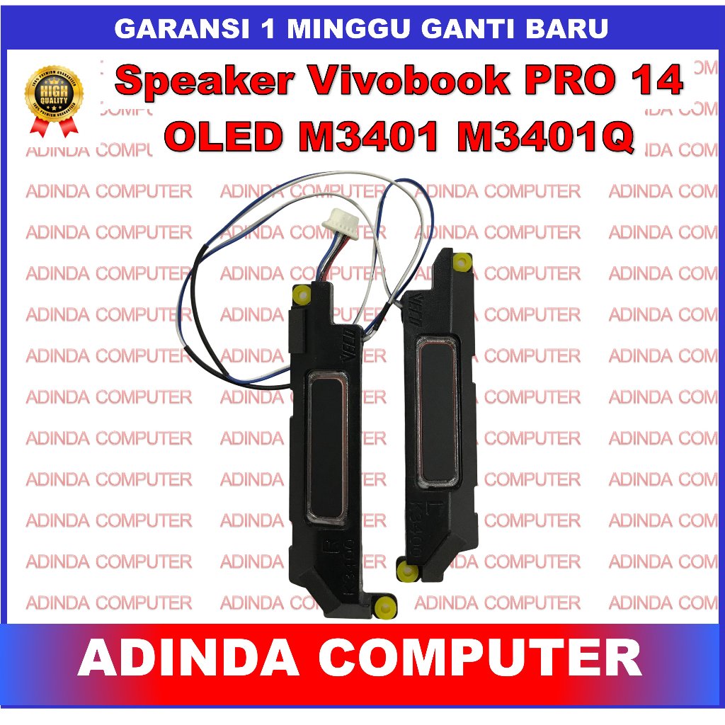 Speaker Asus Vivobook PRO 14 OLED M3401 M3401Q M3401QA M3401QC K3400P X3400P Q3401 04072-04340400 GA