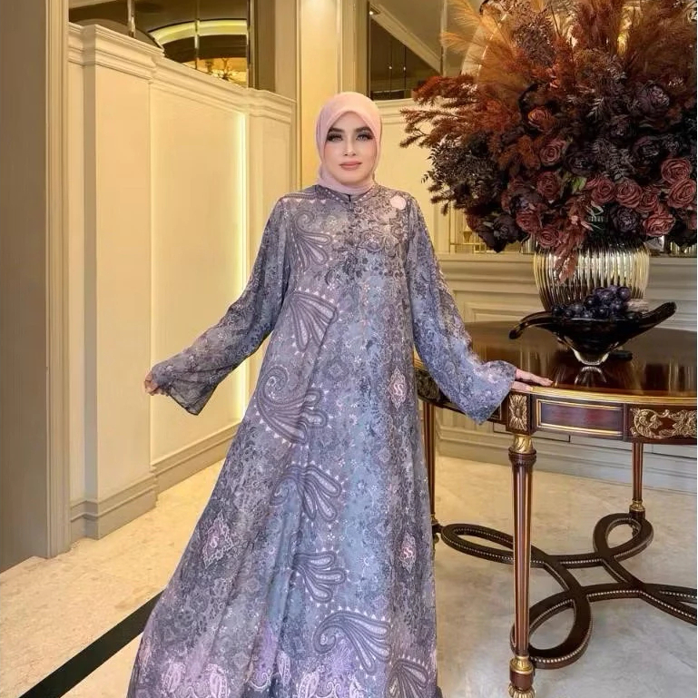 Abaya Kashmir Shella Saukia | Abaya Shella Saukia | Gamis Shella Saukia | Gamis Abu