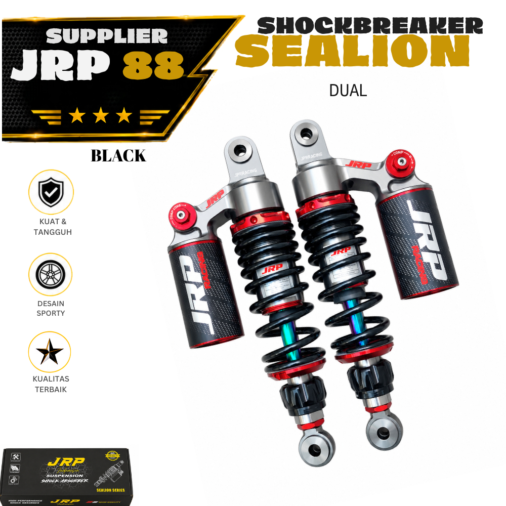 [LIMITED] JRP - Shockbreaker Belakang Sealion Series Double Tabung Dual Klik