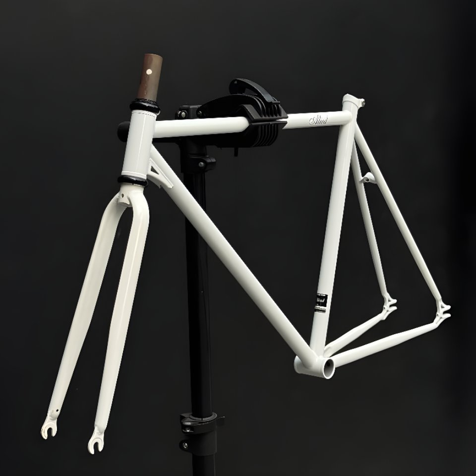FRAMESET ALIED CHROMOLY TRACKLOCROSS WHITE SIZE 52 700C