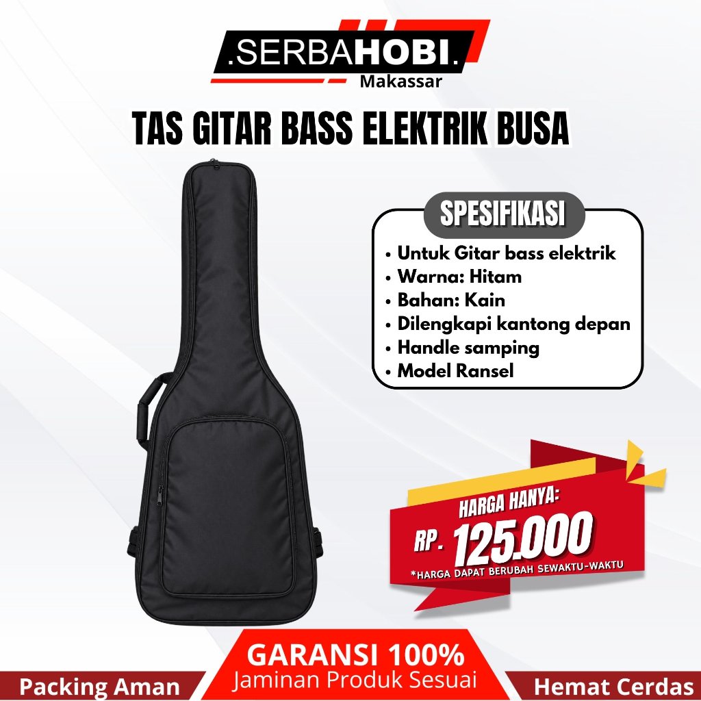 Gitar Bass Elektrik Tas Gitar Bass Elektrik Busa / Softcase Bass Elektrik Elektrik Busa / Softcase B