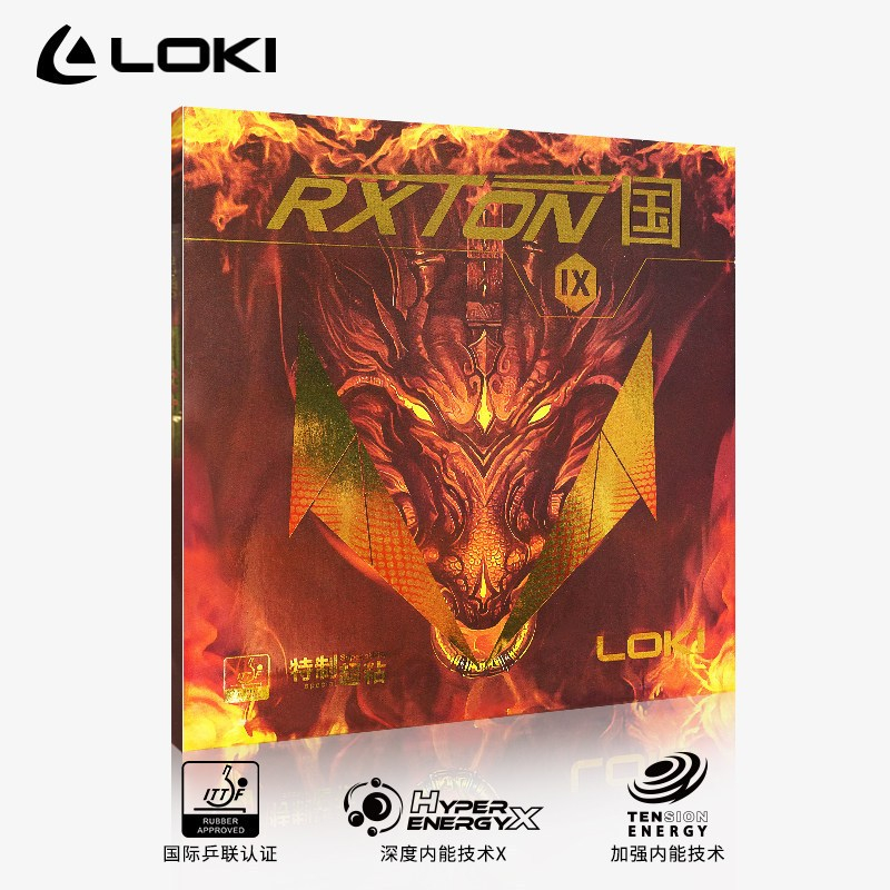 Karet Bet Pingpong Loki RXTON 9 Original / Karet Tenis Meja Pingpong Loki Rxton 9