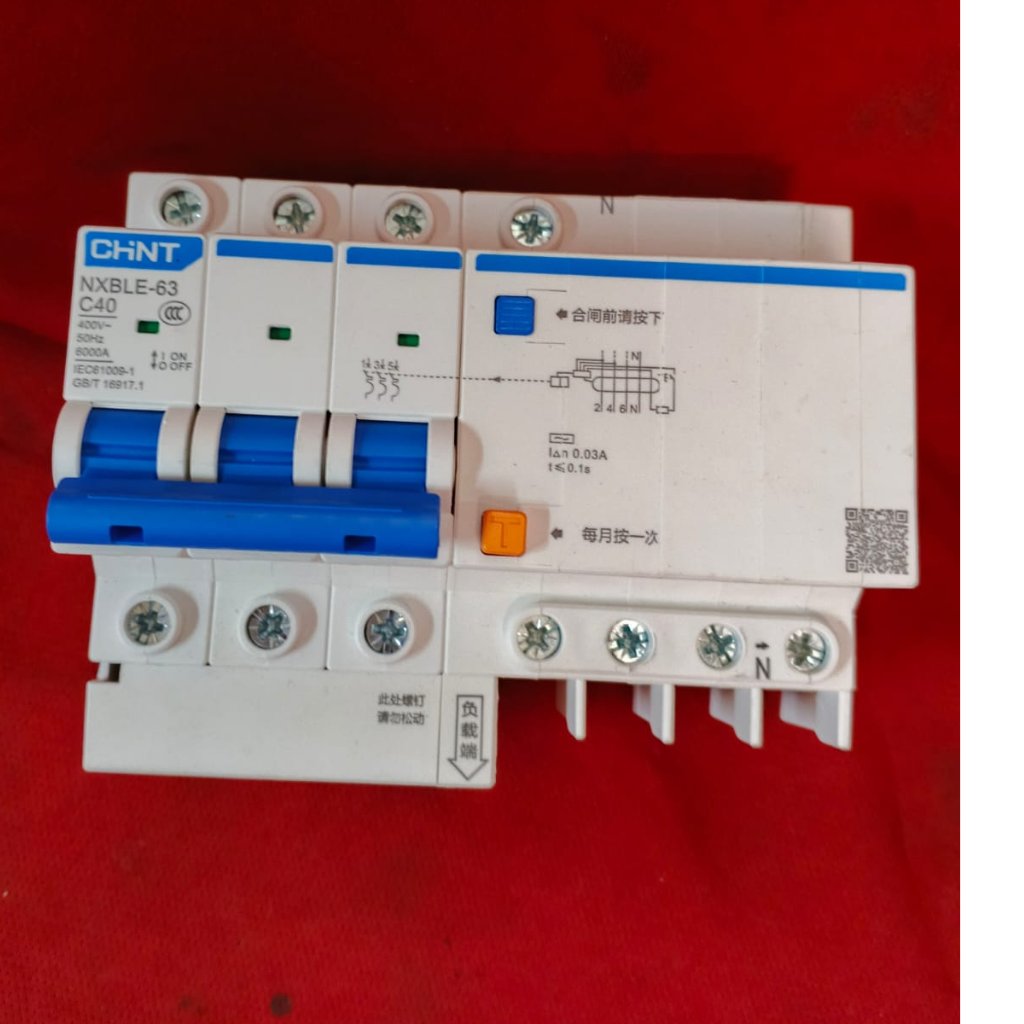 RCBO CHINT ELCB + MCB NXBLE-63 C40