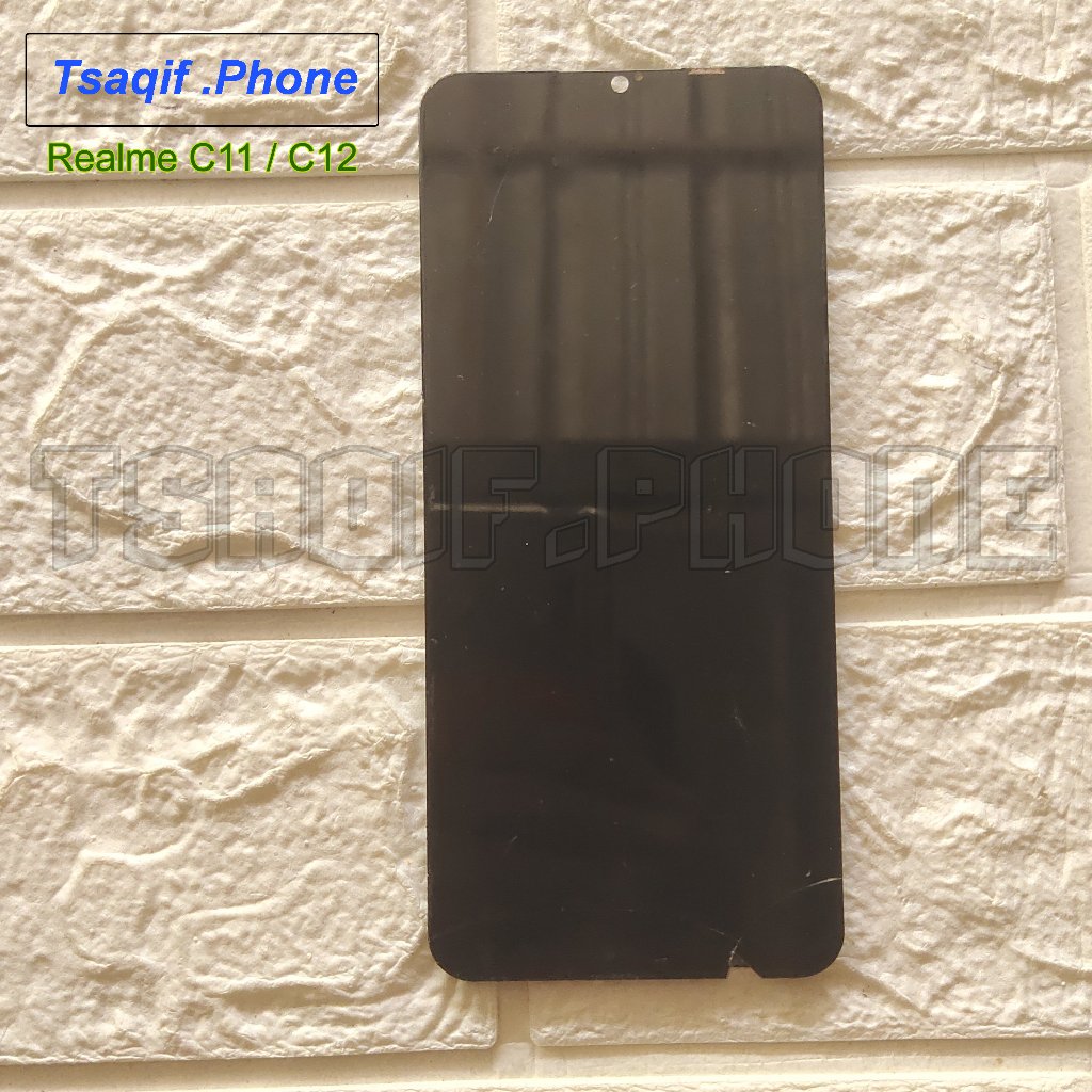 (100) Realme C11 / C12 LCD Gambling Minus Copotan - CEK DESKRIPSI