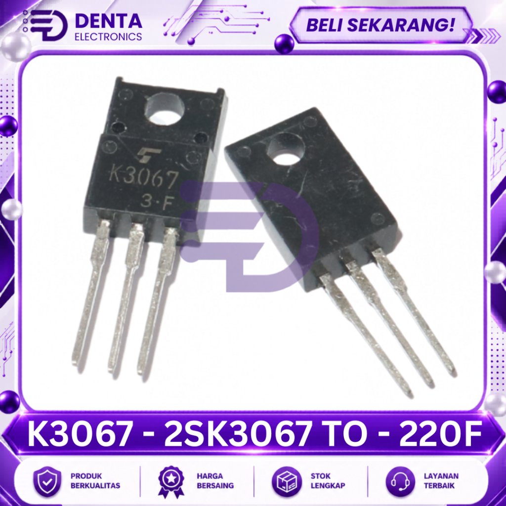 K3067 - 2SK3067 TO-220F - Komponen Elektronik