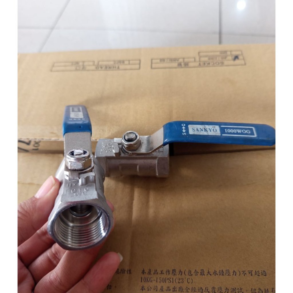 Ball Valve 3/4'' Sankyo / Stop Kran 3/4'' Sankyo / Ball Valve 3/4inch Sankyo / Stop Kran 3/4 inch Sa