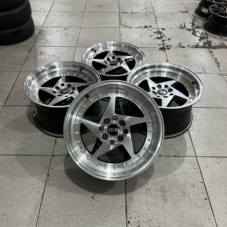 velg mobil bekas CCW R16X7,5/8,5 BAUT 4X100 4X114 ET32 LIKE NEW
