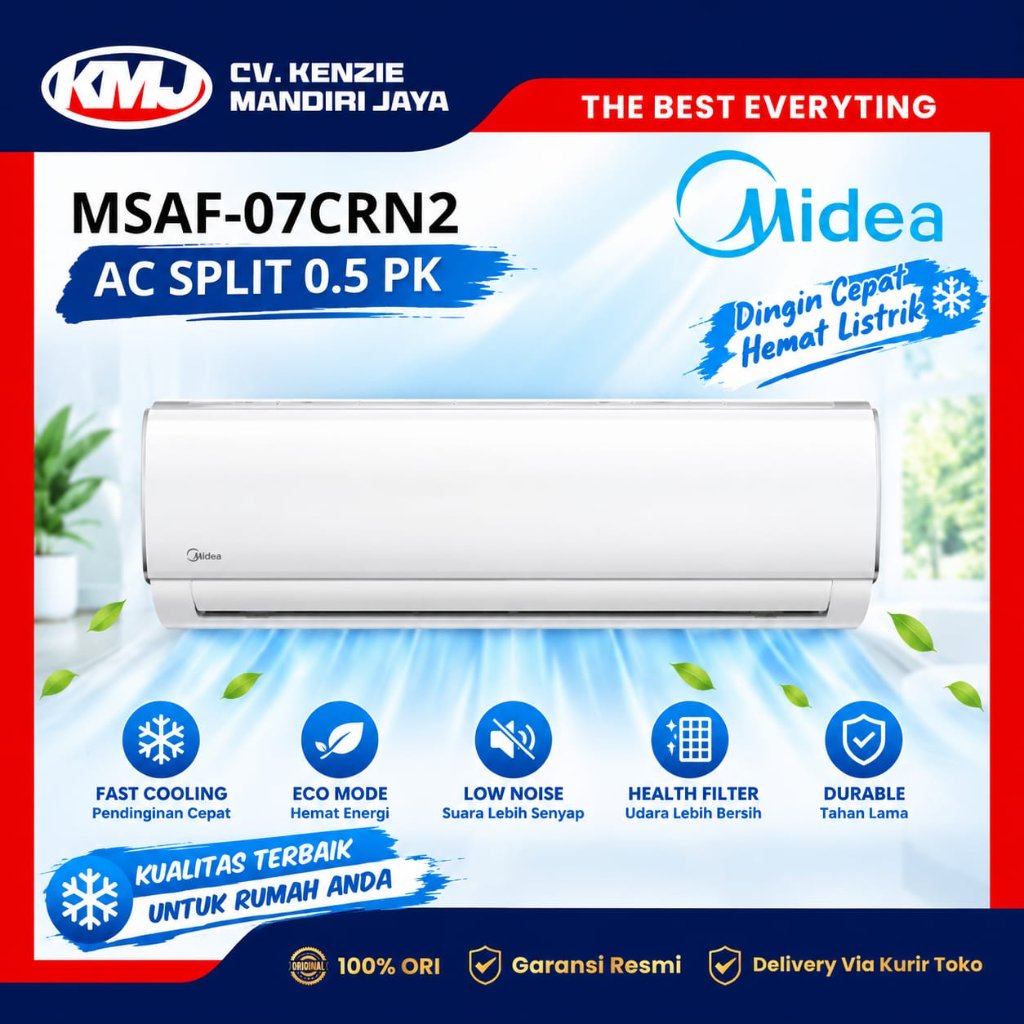 AC MIDEA MSAF - 07 CRN2 3/4 PK AC MIDEA MSAF 07CRN