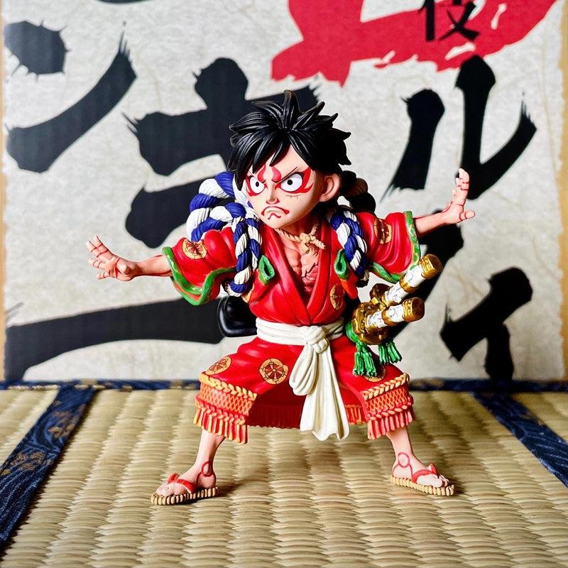 YZ STUDIO ONE PIECE RESIN STATUE WCF SCALE MONKEY D. LUFFY KABUKI VERSION