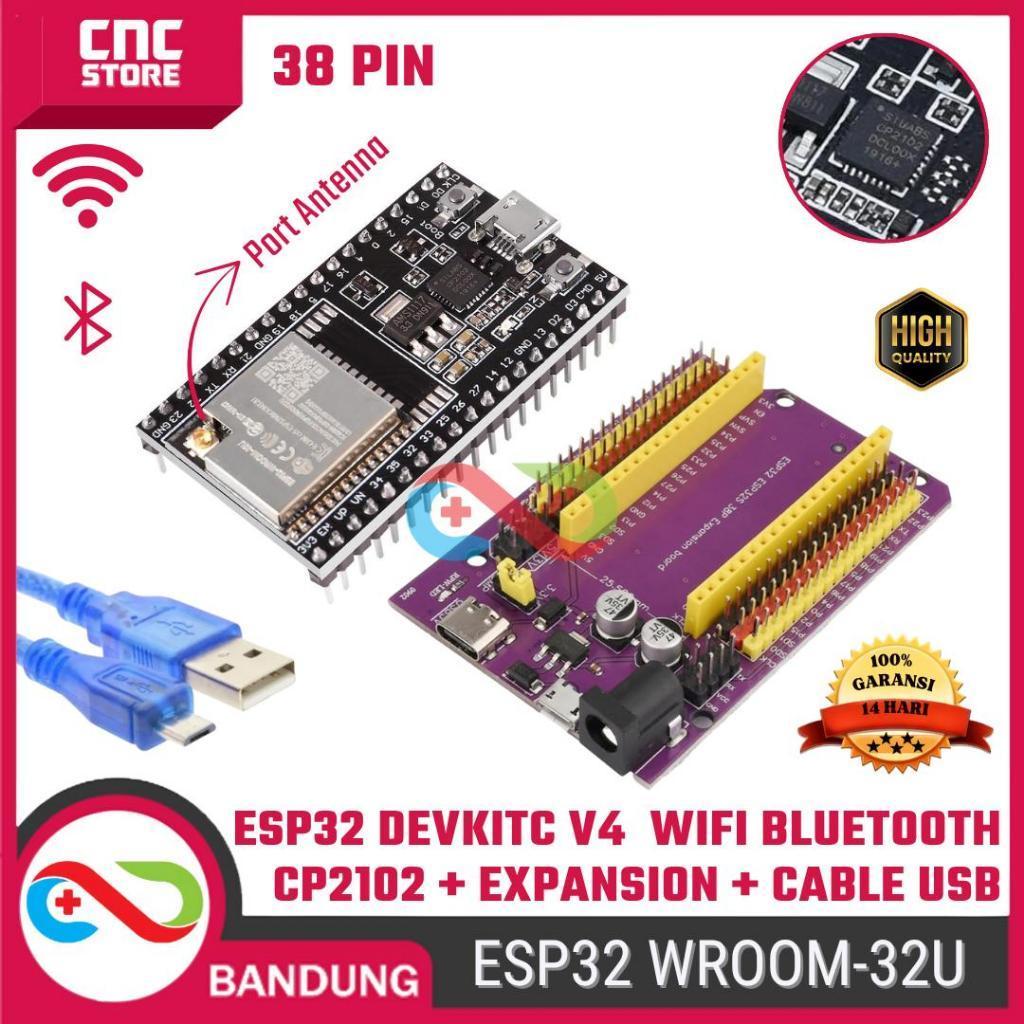 ESP32 ESP-32 DEVKITC V4 WROOM-32U WIFI BLUETOOTH DEVELOPMENT BOARD