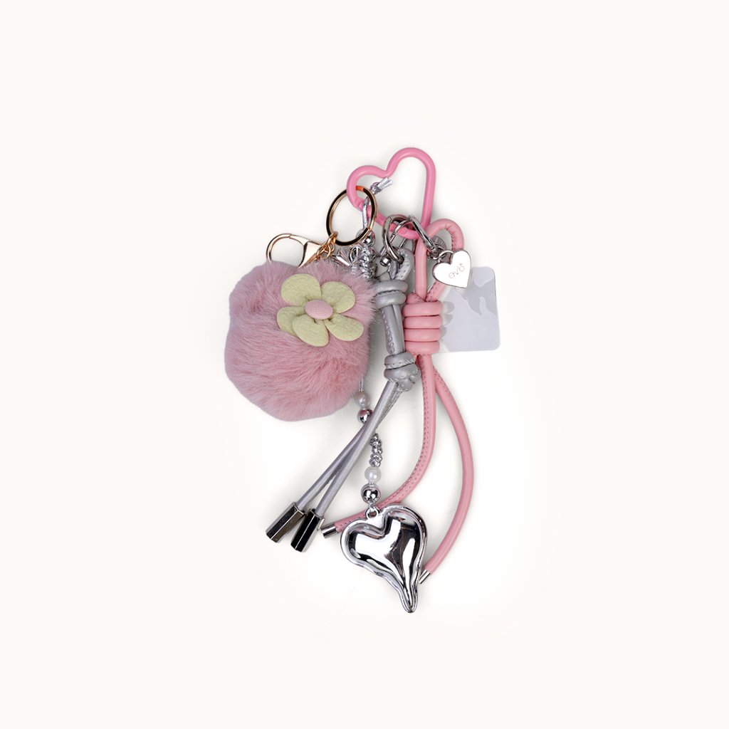 EVB* ELARIA (Pink) - Pom Aksesoris Tas Wanita