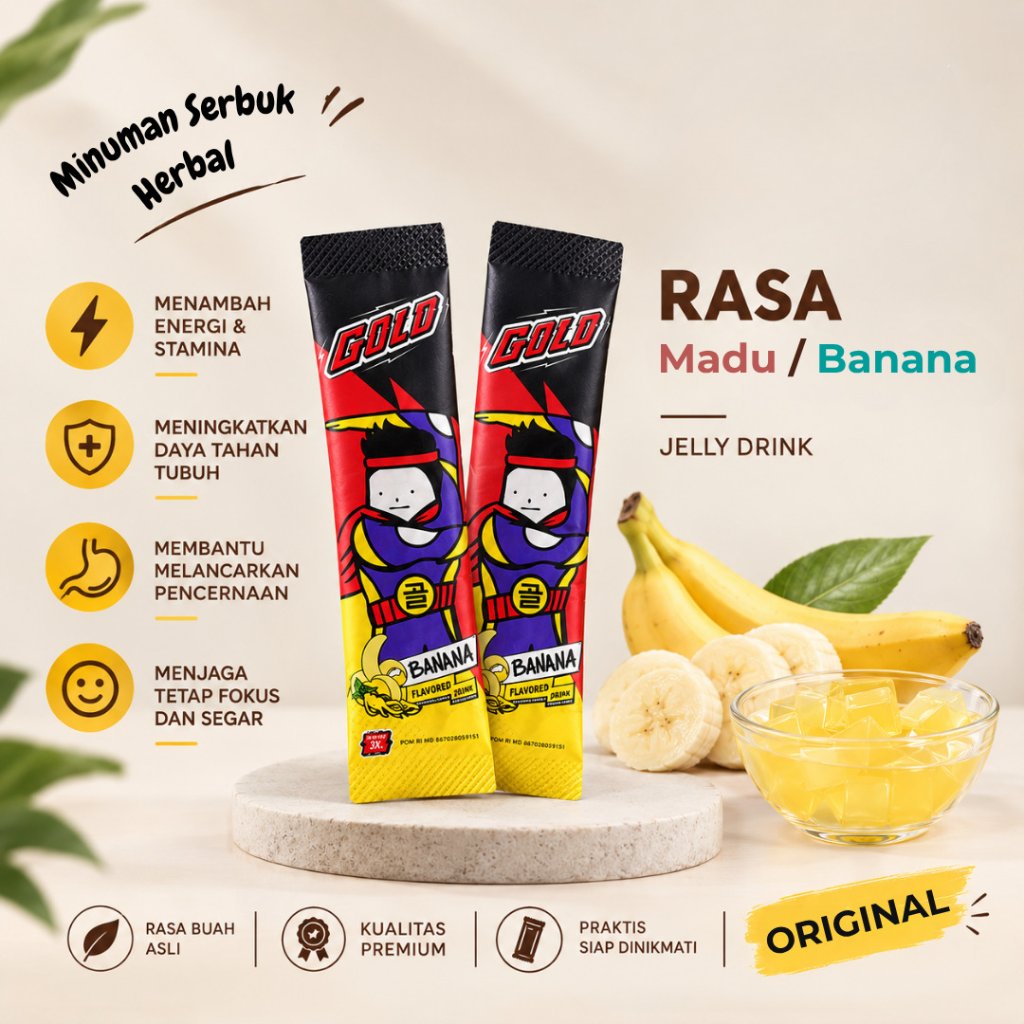 Golo Ginseng Minuman Bubuk Herbal Original Resmi Bpom