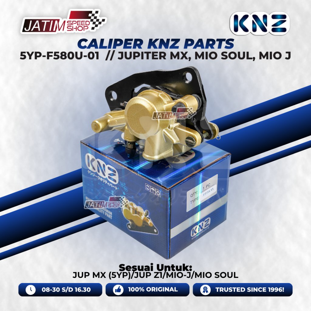 5YP-F580U-01 | KNZ Ozawa Parts Kaliper Rem Caliper Cakram Bawah Jupiter MX Mio Soul Mio J