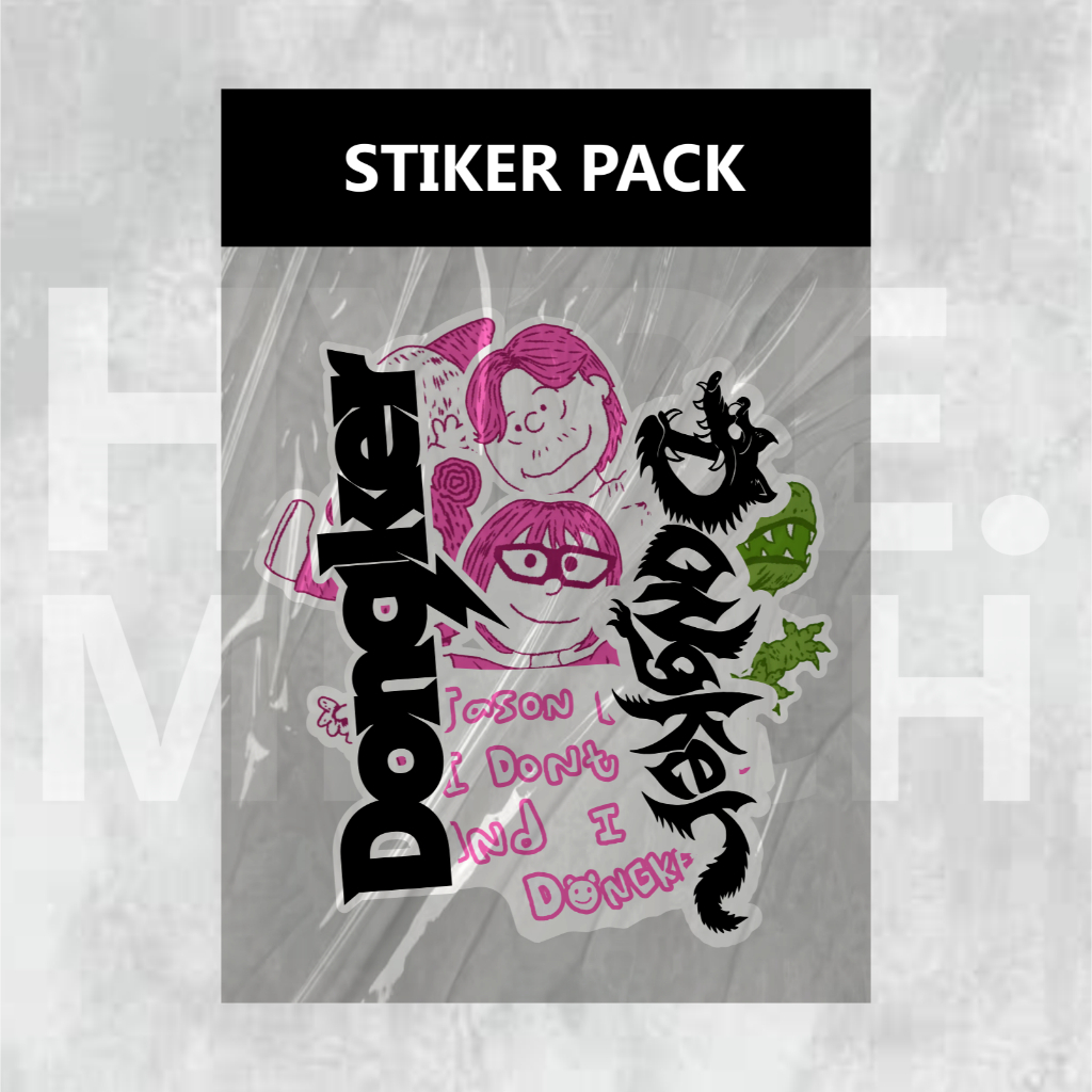 [Stiker Pack] Dongker Band Indie