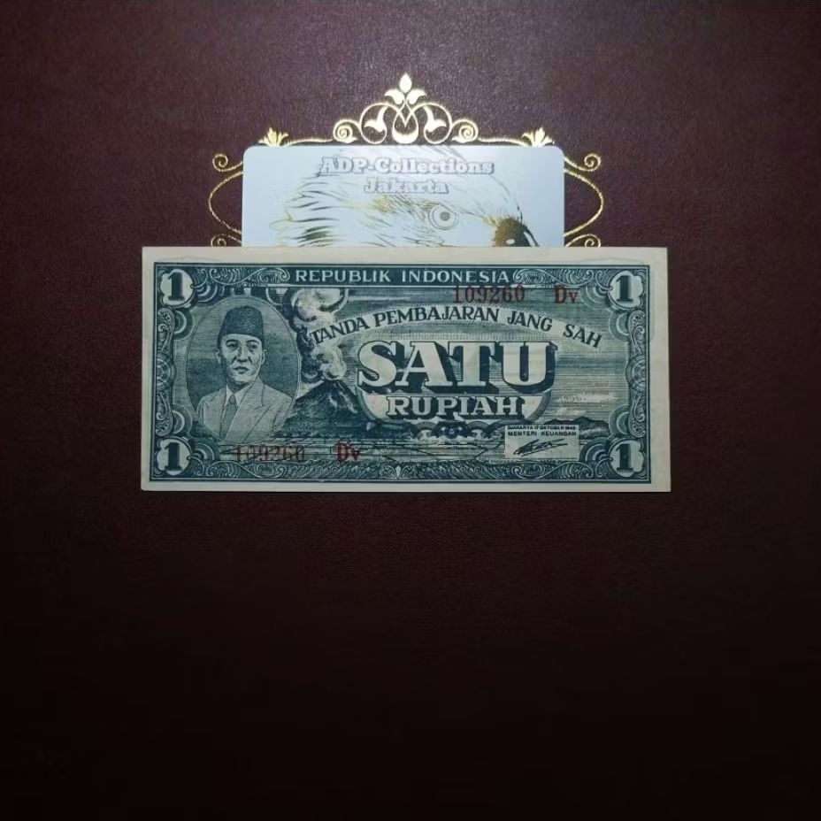 Uang Kuno 1 Rupiah Ori Tahun 1945