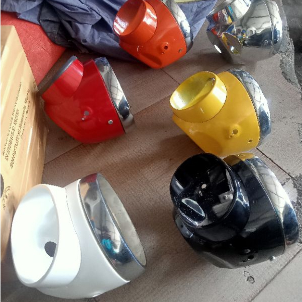 batok lampu CB twin//batok lampu depan twin warna//batok+spido twin