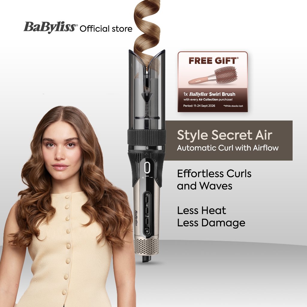 BaByliss Style Secret Air BLC6688OA | Automatic Curler
