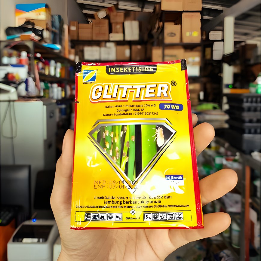 Insektisida GLITTER 70 WG IMIDACLOPRID- 10 GR Kemasan ekonomis