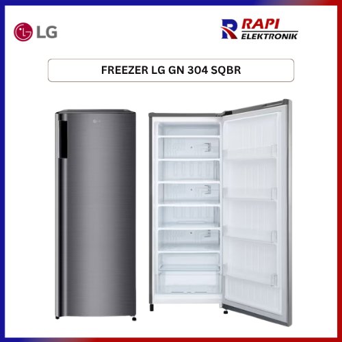 FREEZER LG GN 304 SQBR / Freezer LG Kapasitas 165 Liter