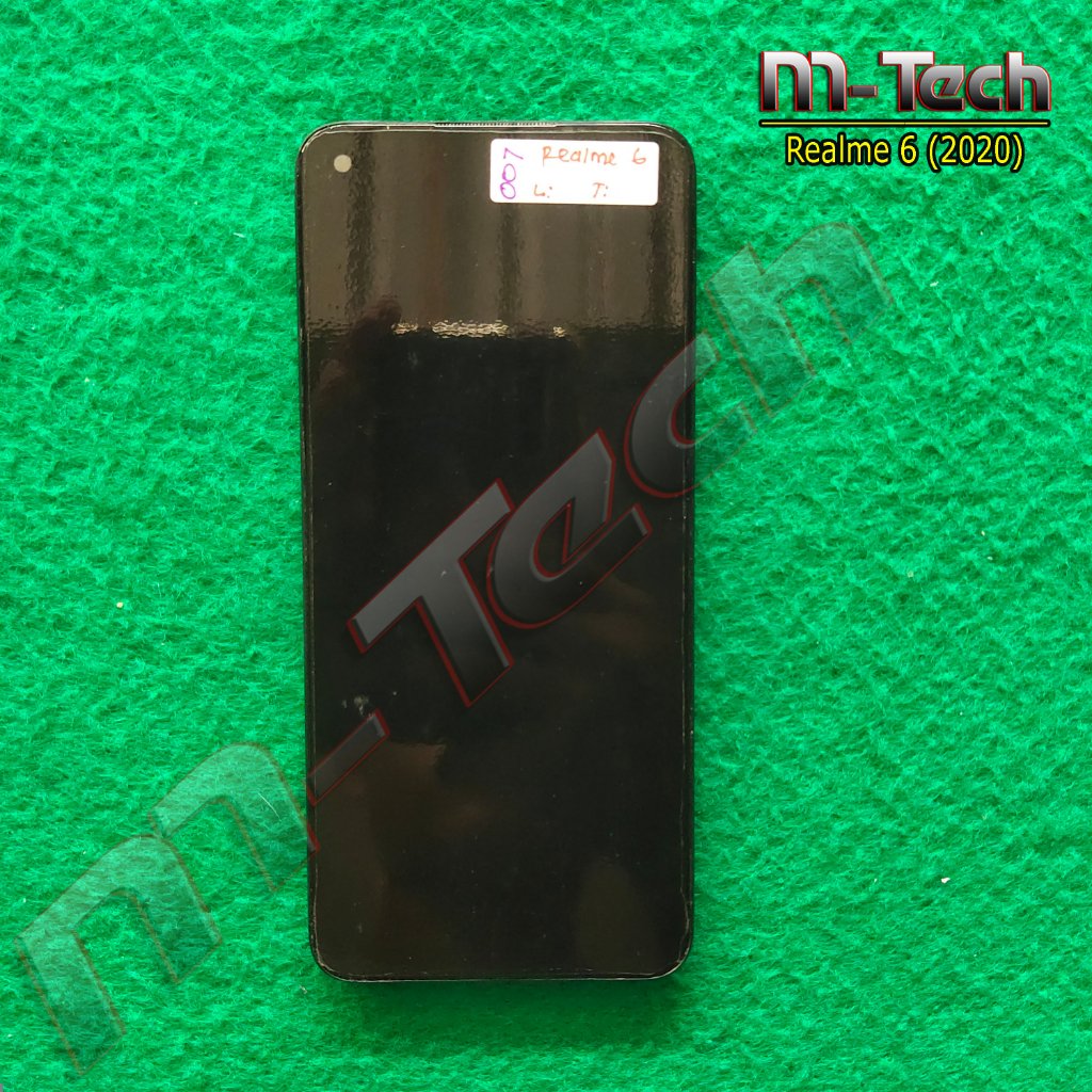 [030] LCD Plus Frame Realme 6 (2020) Minusan Copotan (Cek Deskripsi)