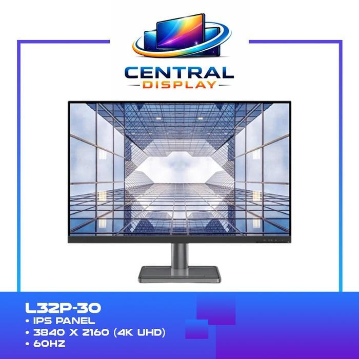 Monitor Lenovo LED IPS L32P-30 - 4K QHD 32" Inch