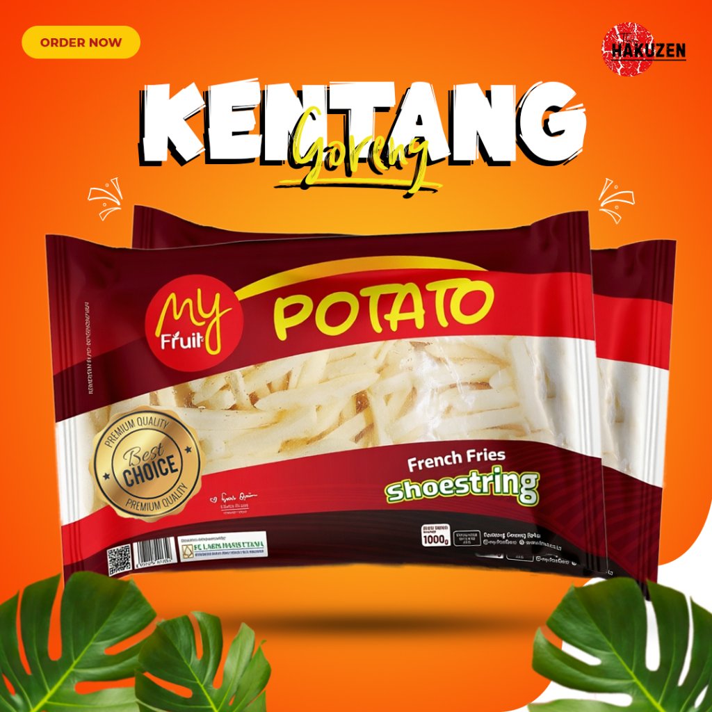 Kentang Goreng Shoestring | French Fries | Kentang My Fruit Potato