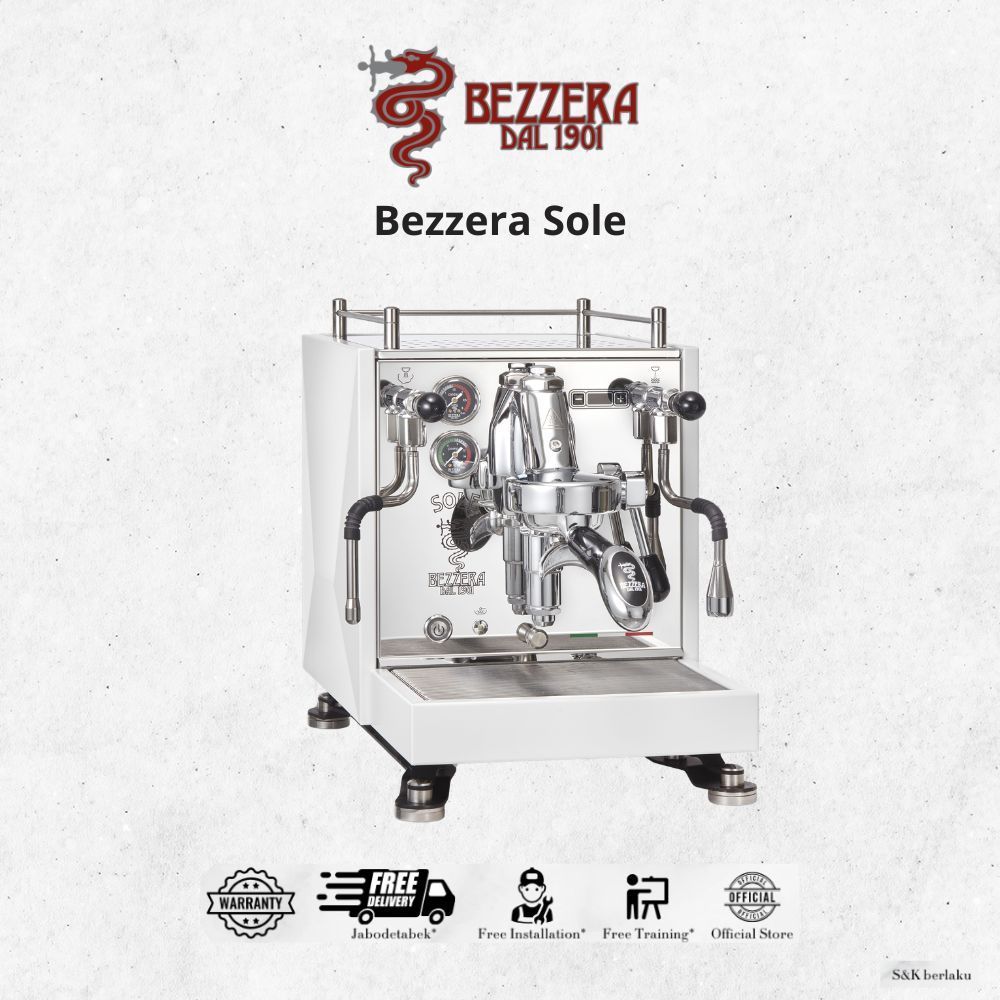 Bezzera Sole 1 Group Mesin Kopi Espresso Professional Coffee Machine 1500W Boiler 2L PID Control