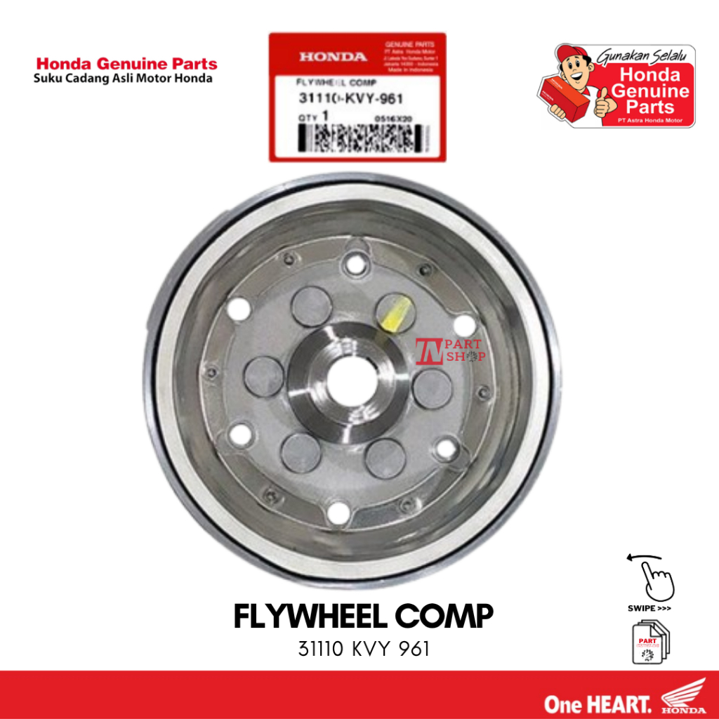 Magnet Spull (Flywheel Comp) - BeAT Karbu / 31110-KVY-961