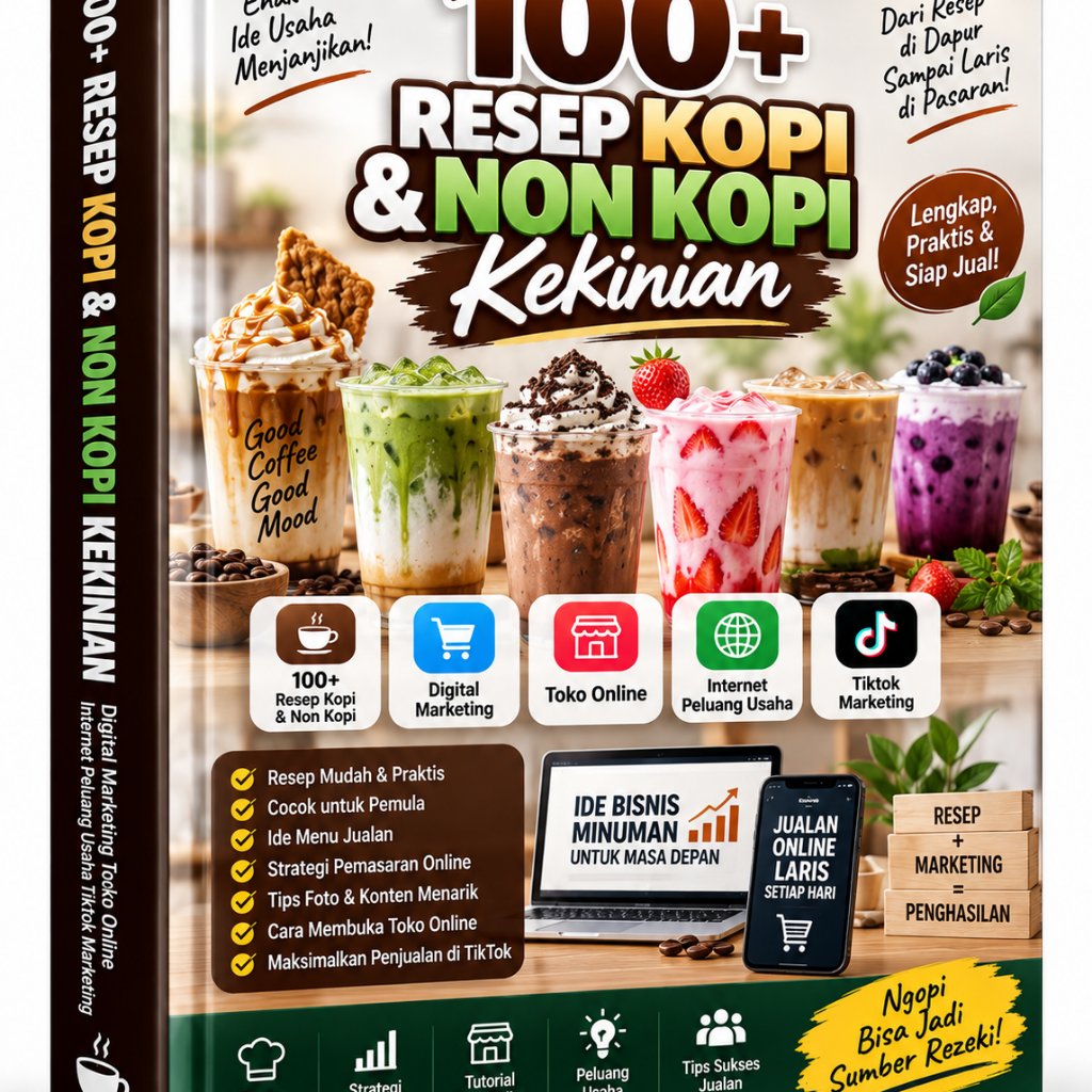 100+ RESEP KOPI & NON KOPI KEKINIAN | Formula Minuman Ala Cafe | Ide Menu Jualan & Bisnis Minuman