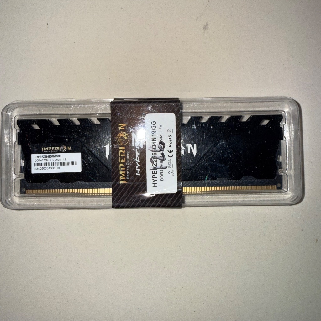 RAM Imperion DDR4 8GB 2666mhz - Venom RX DDR4 8GB 2666mhz - RAM DDR4 8gb 2666mhz - RAM TEAM ELITE 8G