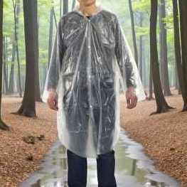 Jas Hujan Poncho Plastik PE Sekali Pakai Waterproof Universal - Y903