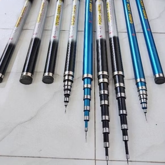 Tegek khusus Bendera 7 meter kaku, joran pancing kuat