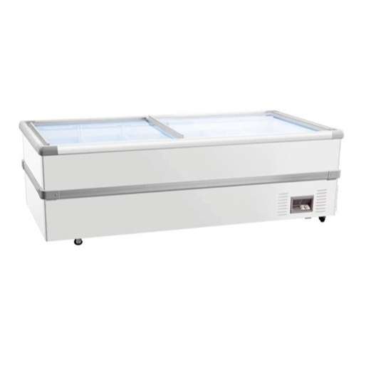 ISLAND FREEZER GEA SLIDING GLASS FLAT 2 KOMPRESOR SCD 1180