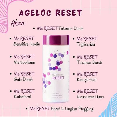 Reset Agelock Suplemen Meta isi 60 Exp 2027 Original