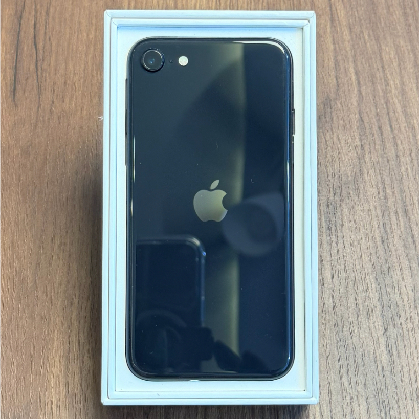 Iphone  SE Second 64 GB Black - 5645 Hawkmall Handphone Iphone HP Bekas