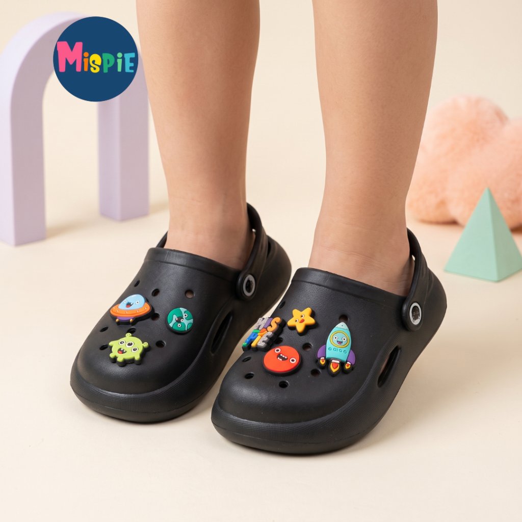 Mispie Sandal Karet Anak Rocket Black