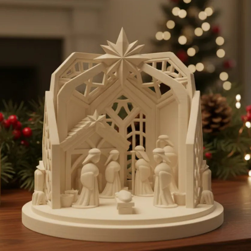 Nativity Scene Ornament | Christmas Decoration | Xmas Decoration | Christmas Nativity ornament