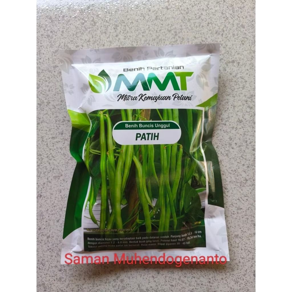 Benih Buncis PATIH 500 gram MMT - Bibit Buncis PATIH
