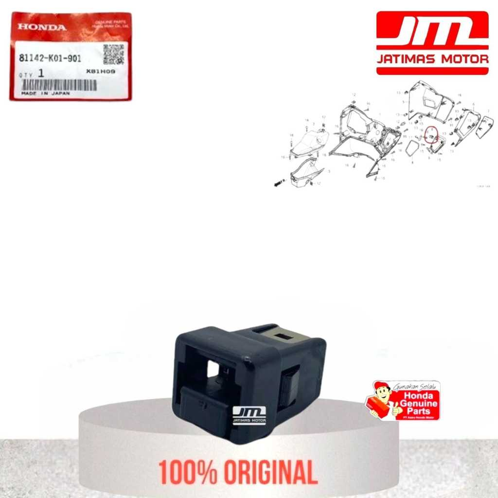 81142-K01-901 Latch Pengait Kunci Laci Pengunci Laci ADV PCX 150 LED