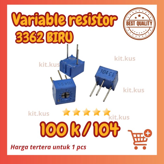 3362P trimpot variabel resistor Presisi 100K 100k 104 3362 p 3362 P 104
