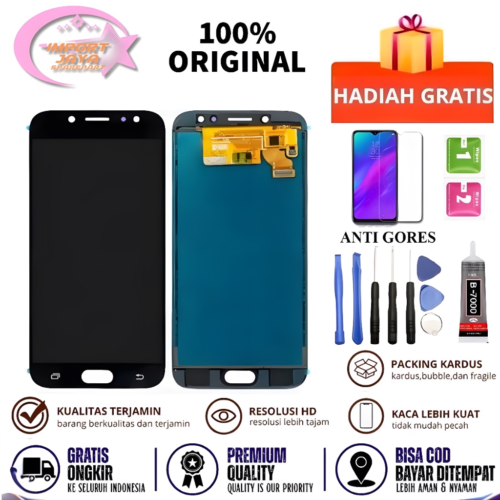 [ORIGINAL] LCD SAMSUNG J7 PRO 2017 / J730 - LAYAR HP